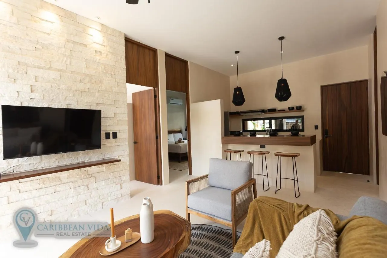 Gorgeous 3Bd/3.5Ba W/Private Pool In Aldea Zama! Apartment Tulum Mexico